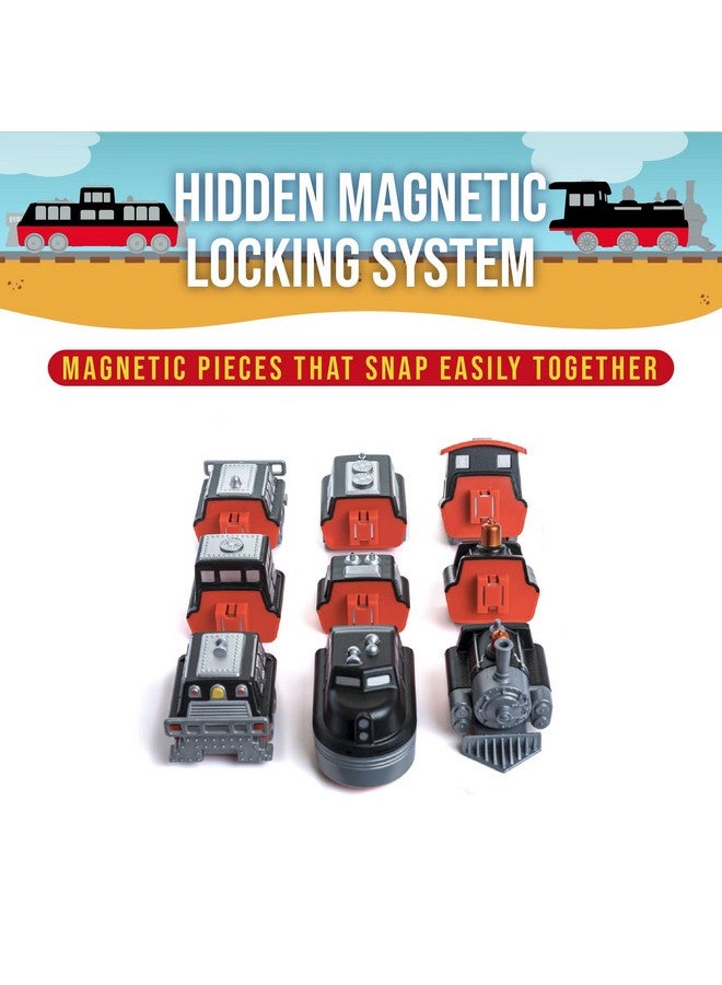 ببيولار بلايثنجس ألعاب شعبية: مركبات مغناطيسية قابلة للمزج أو المطابقة، قطار - Image 4