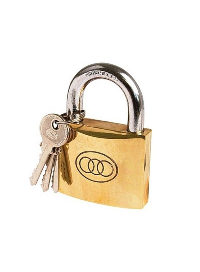 50Mm Tri Cycle Brass Iron Lock 