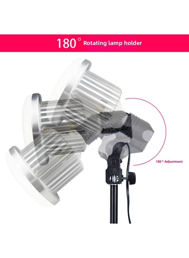 إسكدنيا Soft Light Box Led Professional Photography Light Fill Light Three-color Dimming With Remote Control 85W 150W Electrodeless Dimming Frame-Color:70cm Rod + Large Hole PTZ + Word Clip Bag Packaging - Image 5