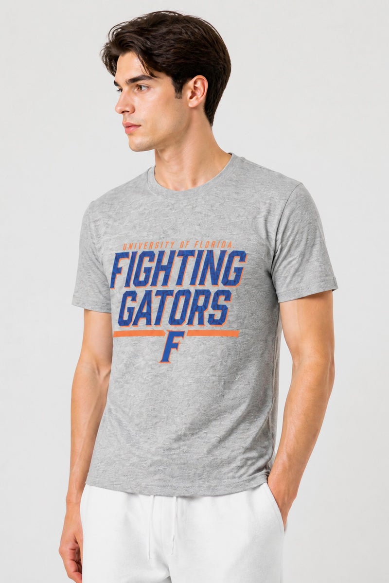 Fanatics Men Sportswear Fit Short Sleeve Florida Gators Outdoor T-shirt, Grey - Image 3