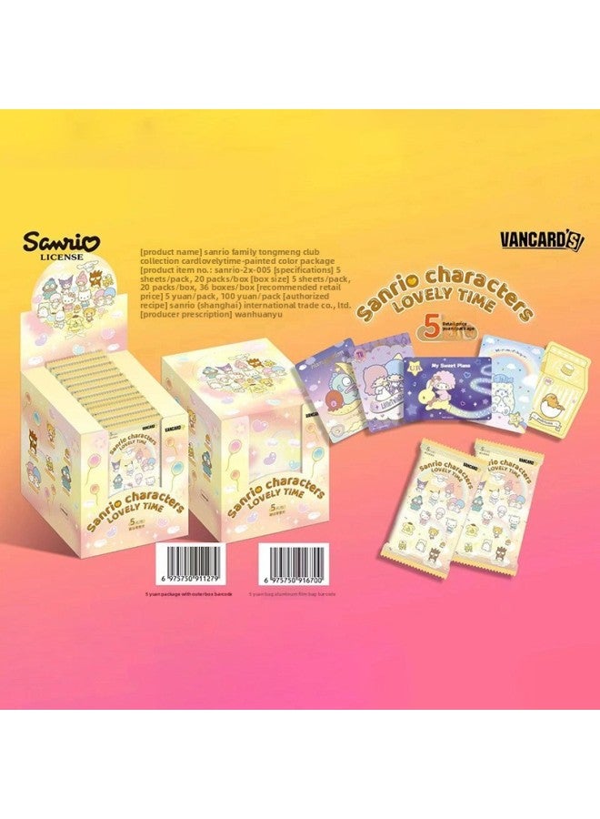 Kabao Sanrio Card Polaroid Party Plan Collection Card Collection Color Paper Sanrio Family Animation Card