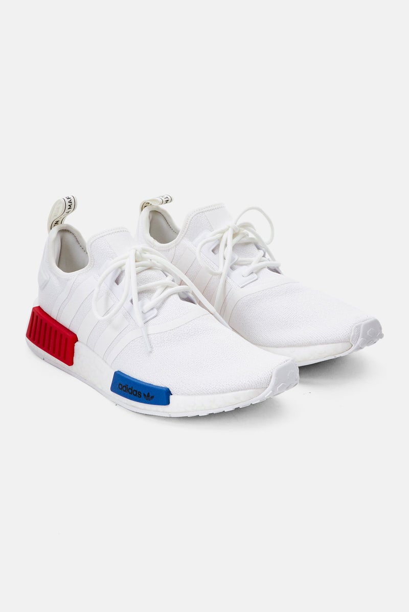 adidas Originals Men NMD R1 Lace Up Outdoor Sport Shoes, White - Image 1
