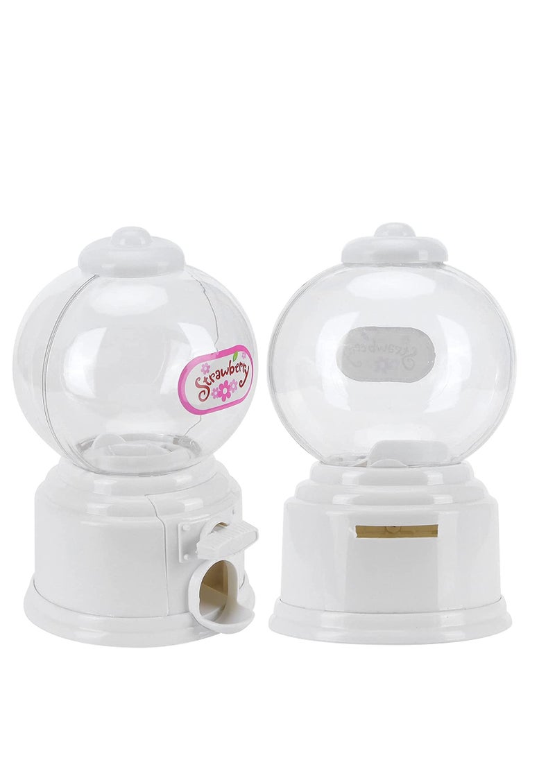 Candy Vending Machine, Portable Children Candy Machine Plastic Mini Gumballs Dispenser Kids Kindergarten Gift Vending Machine Vintage Style Sweet Bubblegum Fun Toy Machine for 3 age  - Image 5