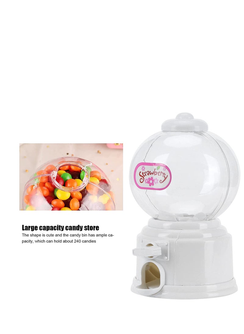 Candy Vending Machine, Portable Children Candy Machine Plastic Mini Gumballs Dispenser Kids Kindergarten Gift Vending Machine Vintage Style Sweet Bubblegum Fun Toy Machine for 3 age  - Image 3
