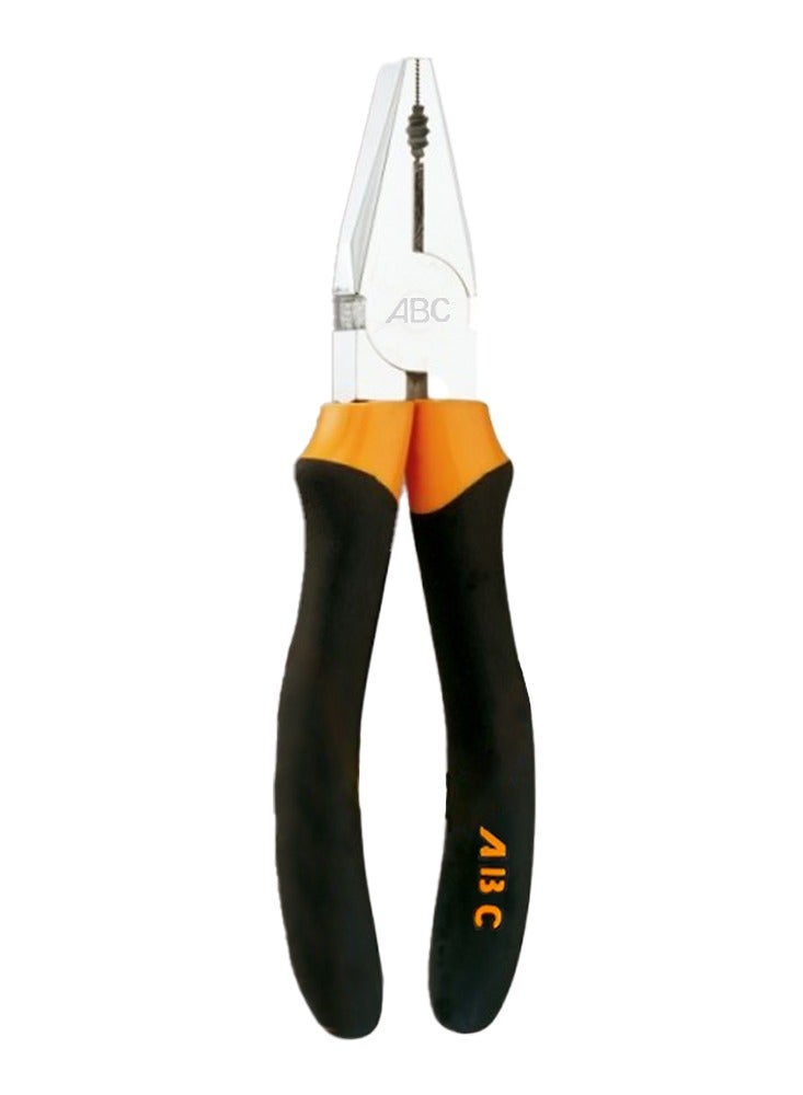 اي بي سي كماشة قوية 7 بوصة، لقطع الأسلاك والمعادن الخفيفة، والإمساك وثني الأسلاك والمعادن، أداة متعددة الوظائف مناسبة للصيانة والكهرباء والنجارة، مصنوعة من مواد عالية الجودة لتحمل الضغط والاستخدام الكثيف.