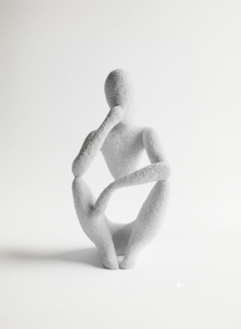 أخوة ثلاثي الأبعاد تمثال المفكر المجسد للتأمل العميق  ديكور أنيق ومثالي لغرف المعيشة والمكاتب - Image 2