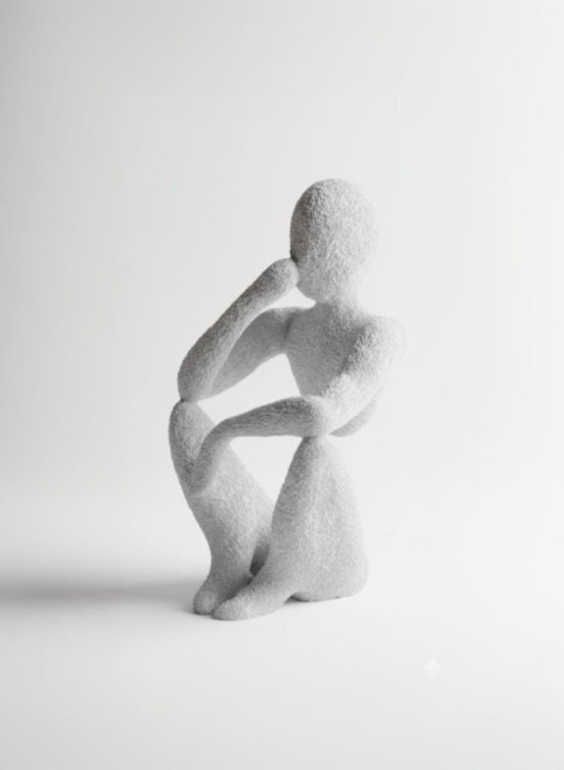 أخوة ثلاثي الأبعاد تمثال المفكر المجسد للتأمل العميق  ديكور أنيق ومثالي لغرف المعيشة والمكاتب - Image 3