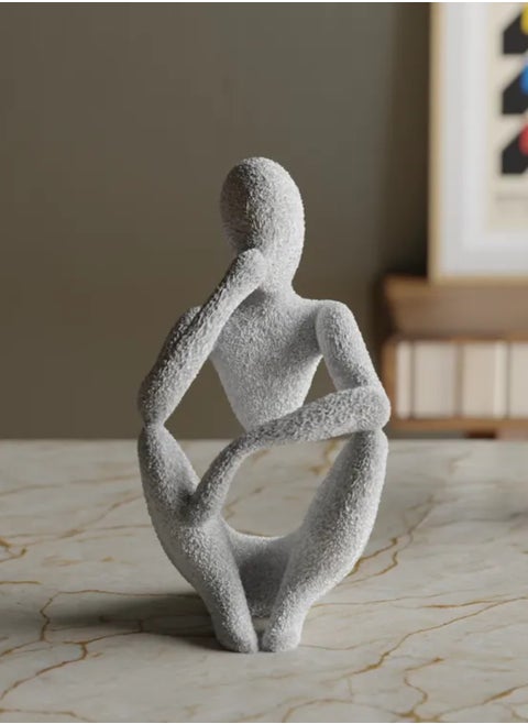 Sculpture Embodying Deep Contemplation Elegant Decor for Living Rooms & Offices