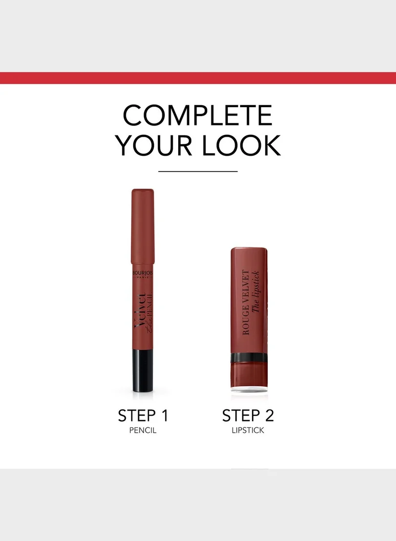 BOURJOIS PARIS Bourjois Rouge Velvet The Lipstick – 12 – Brunette, 2.4g