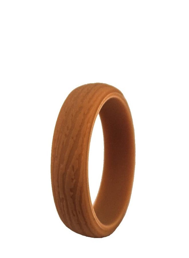 AZYOUNG Mens 8.7mm Wide Bark Stria Silicone Wedding Band 5pcs Pack Black Green Gray Rubber Rings,US Size 7-14 (10) - Image 2