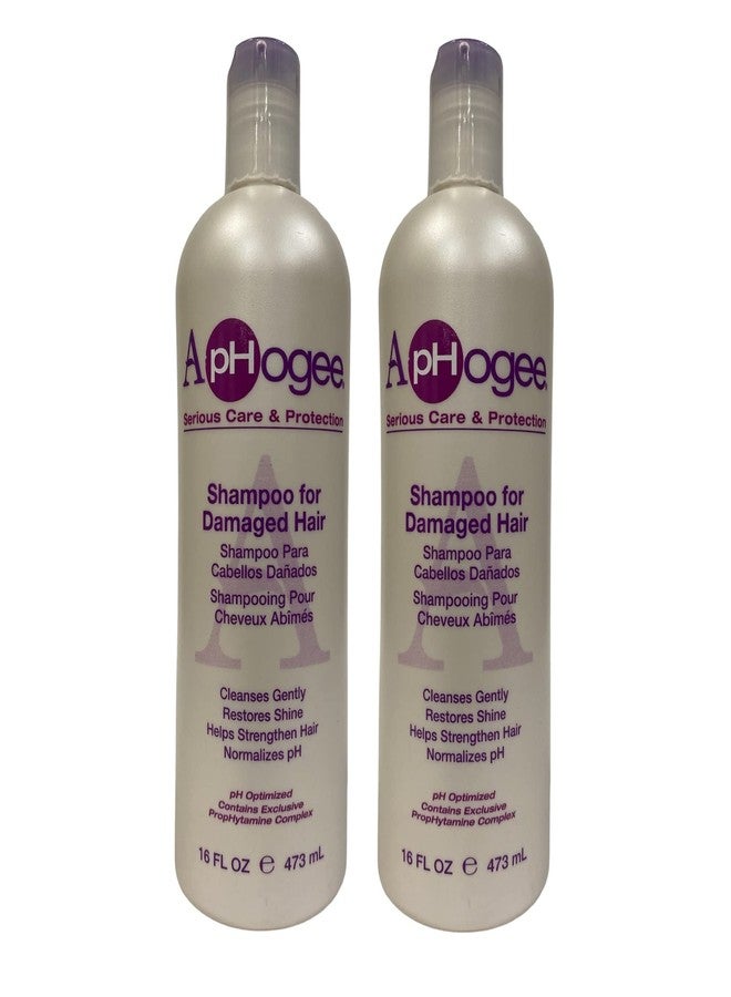 ApHogee Shampoo for Damaged Hair 16oz "Pack of 2" - Image 1