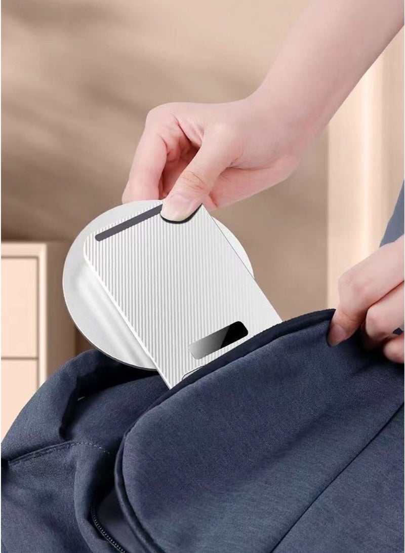 Cell Phone Stand, Alloy Desktop Cellphone Stand with Anti-Slip Base and Convenient Charging Port, Fits All Smart Phones, Extendable, Rotatable and Foldable,for Office Desks ,White - Image 3