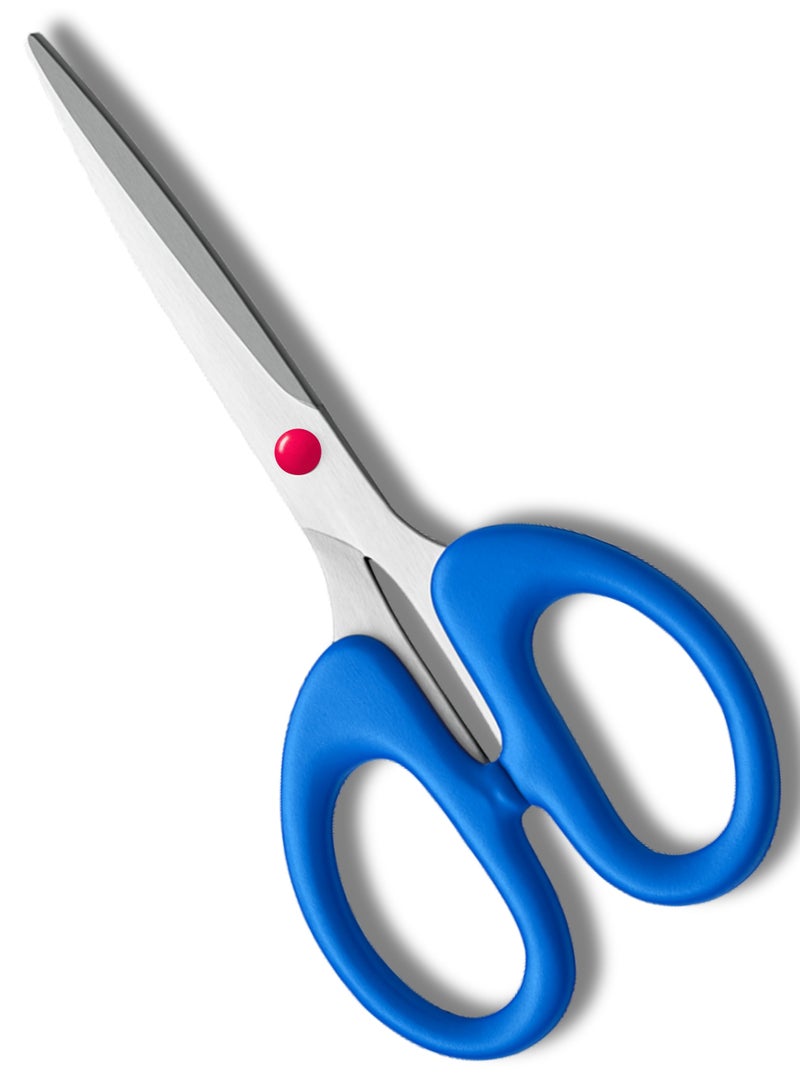 Stationery Stainless Steel Student Scissors - Blue Color - Image 1