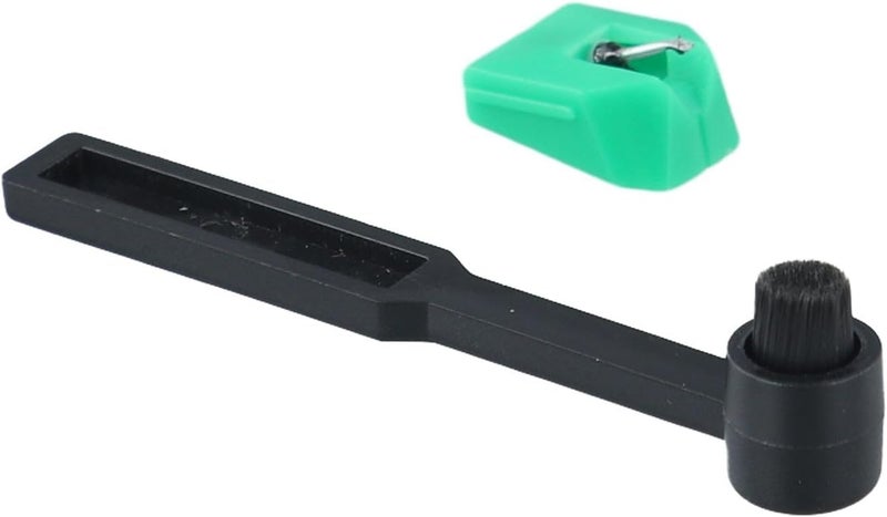 Sleek And ATVMN95E For Vinyl Record Player Replacement Stylus Plus Convenient Cleaning Brush - Image 2