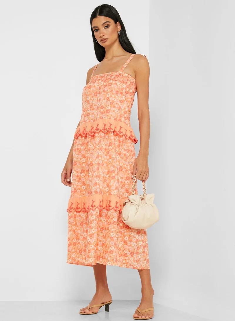 Cotton On Woven Clarissa Tie Strap Maxi Dress