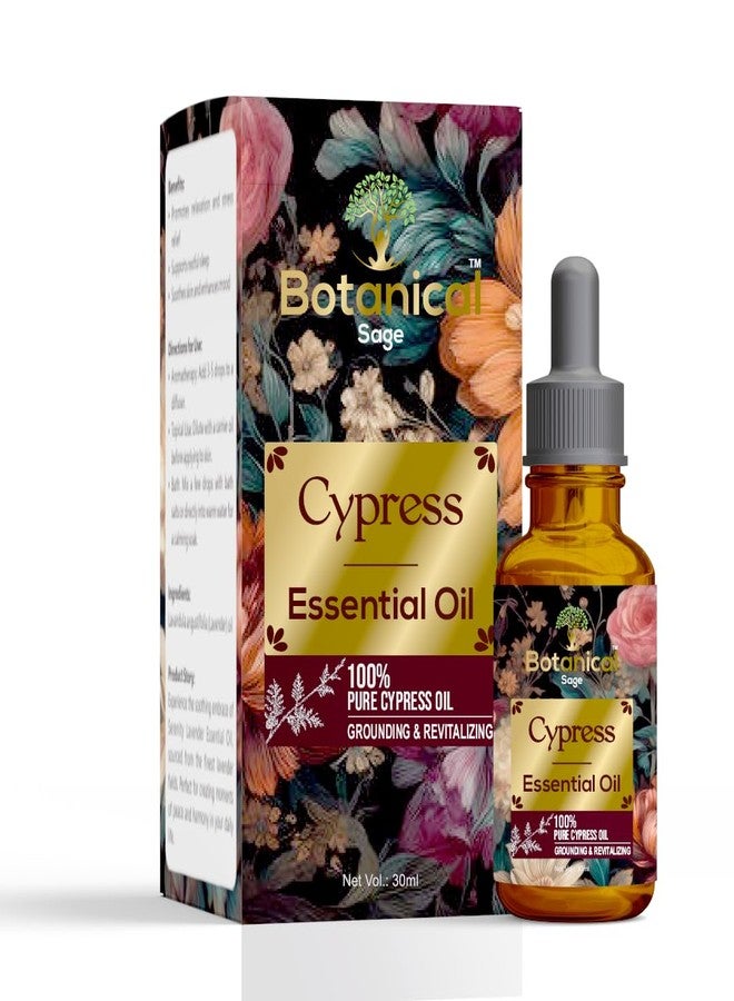 Botanical Sage - Cypress Essential Oil 30ml | 100% Pure Natural & Undiluted For Skin care & Hair - Image 1