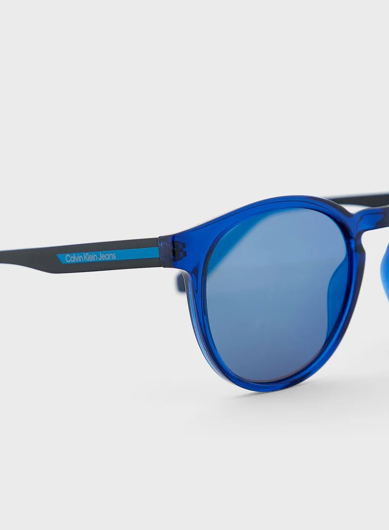 Calvin Klein Jeans Round Sunglasses