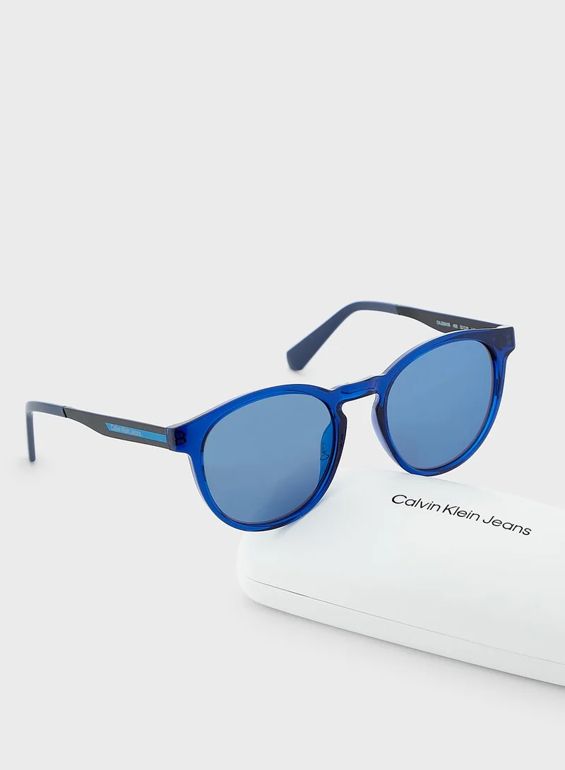 Calvin Klein Jeans Round Sunglasses
