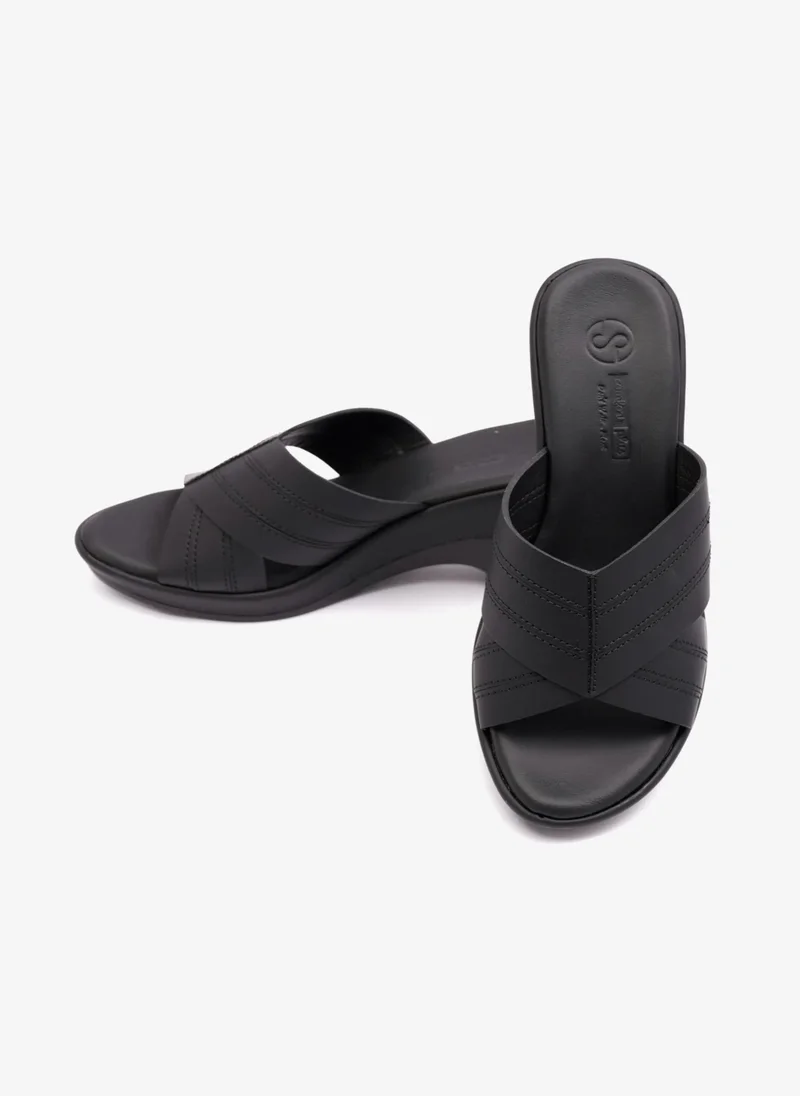 Comfort Plus COMFORT PLUS WOMENS SANDAL WITH HIGH HEELS BLACK