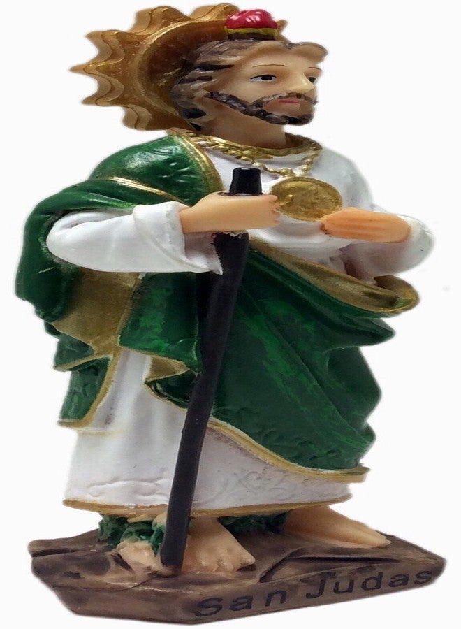 Alliance 3" Set of 12 pcs Saint Jude San Judas Tadeo Estatua St Santo Figurine New - Image 3