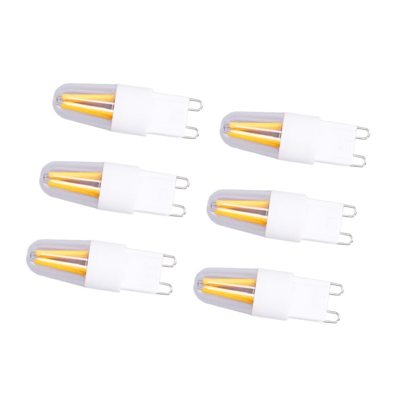 G9 LED Bulb 50,000H Long Service Life Quick Heat Dissipation Warm White Lamp - Energy Saving Chandelier Light for Home Ceiling Wall Sconce Lighting - Image 5