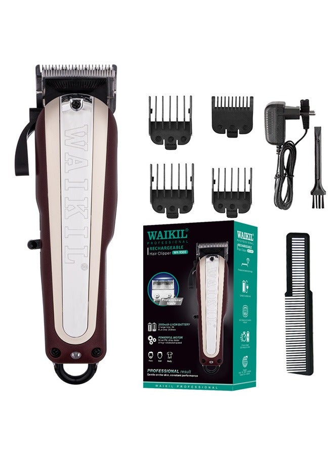 وايكيل أداة ضبط كاسحة الشعر اللاسلكية الاحترافية للرجال متعددة التروس خالية من قلق الشعر بالشفرة الحادة - Image 1