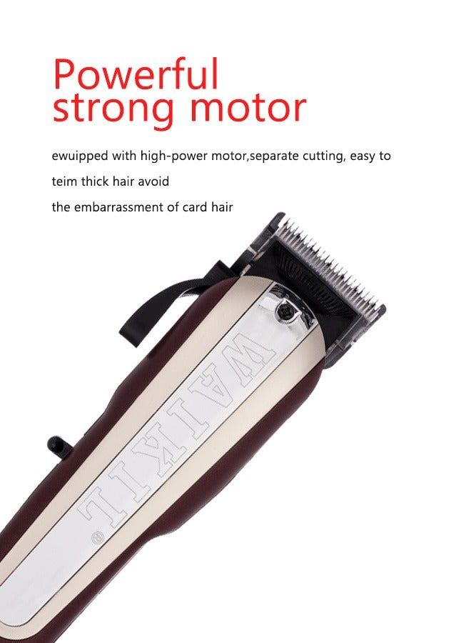 وايكيل أداة ضبط كاسحة الشعر اللاسلكية الاحترافية للرجال متعددة التروس خالية من قلق الشعر بالشفرة الحادة - Image 3