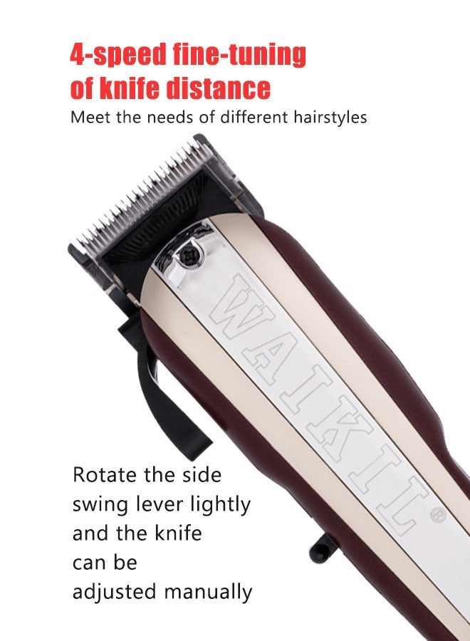 وايكيل أداة ضبط كاسحة الشعر اللاسلكية الاحترافية للرجال متعددة التروس خالية من قلق الشعر بالشفرة الحادة - Image 4