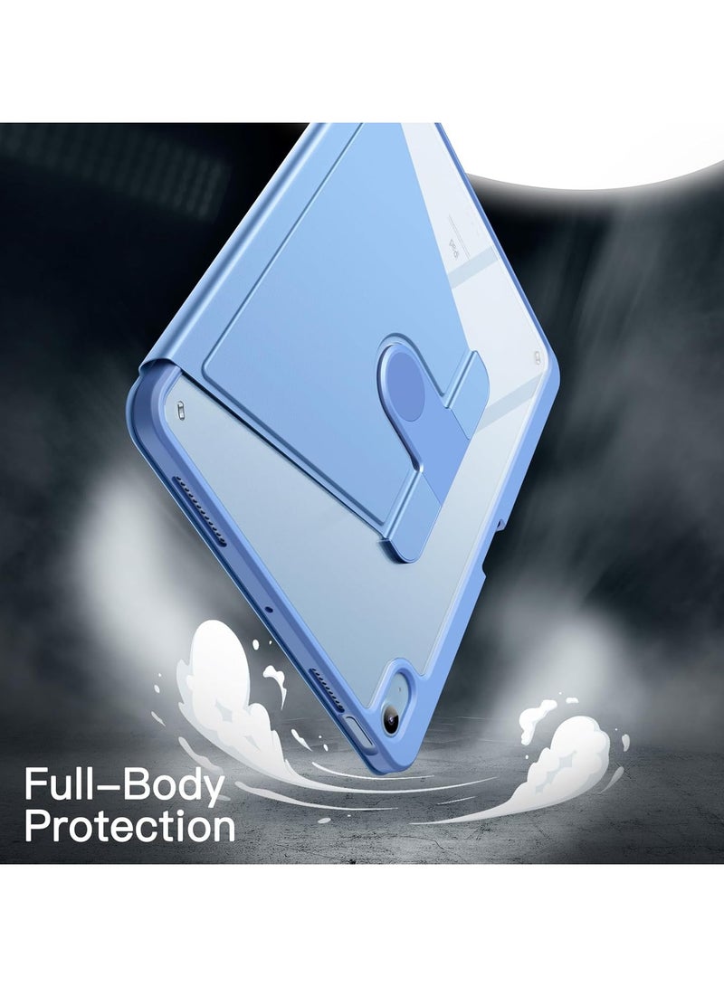 DUSALA Rotating Case for iPad Air 13-Inch M3/M2 (2025/2024), with Pencil Holder,360 Degree Rotation Protective Stand Slim Cover Clear Back, Auto Wake/Sleep (iPad Air 13) - Image 4