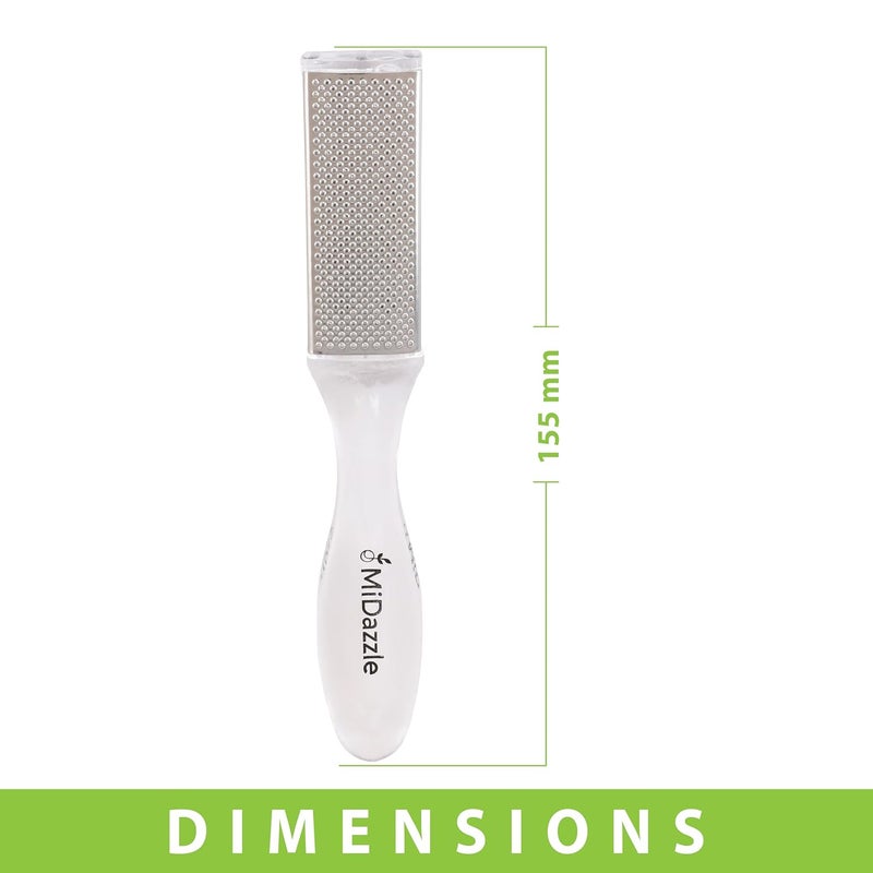 Omidazzle Midazzle 2 in 1 Foot Scrubber Callus Remover FF79 Colors May Vary Pack of 2 - Image 3