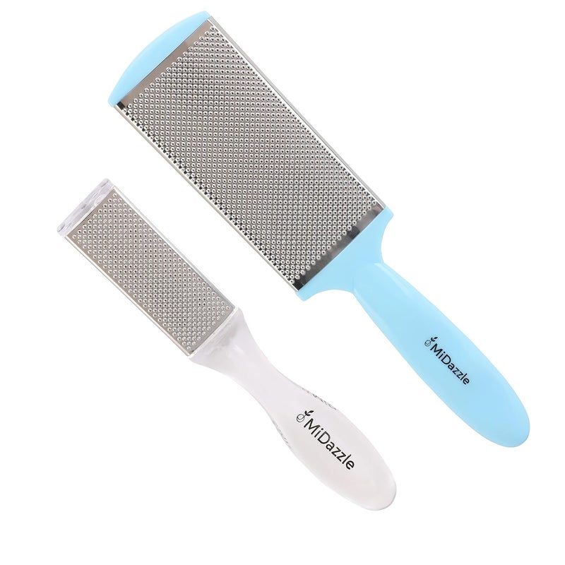 Omidazzle Midazzle 2 in 1 Foot Scrubber Callus Remover FF79 Colors May Vary Pack of 2 - Image 1