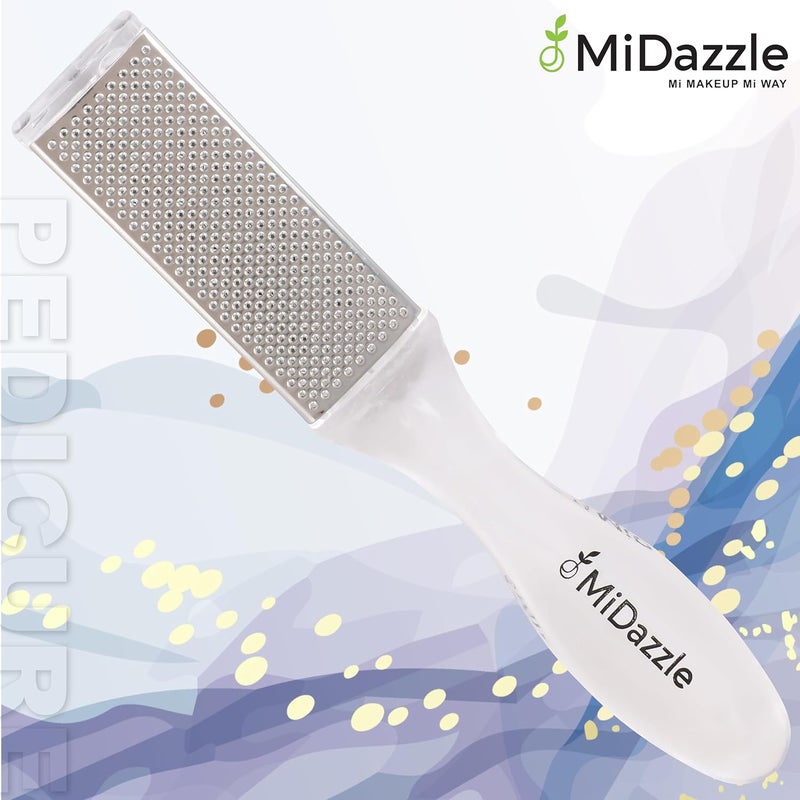 Omidazzle Midazzle 2 in 1 Foot Scrubber Callus Remover FF79 Colors May Vary Pack of 2 - Image 2