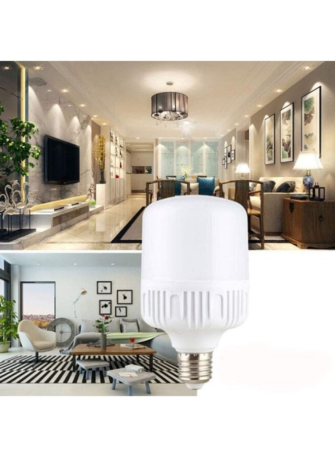 High Wattage LED Bulbs 2 Pack – Energy-Efficient E27 Base Light Bulbs for Home, Garage, Warehouse, or Industrial Use – Bright White, Long Life, Wide Beam Angle LED Lamp Replacement - Image 4