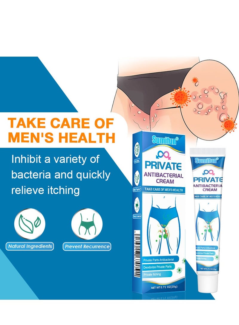 Sumifun كريم مضاد للبكتيريا خاص لتخفيف حكة الجلد، تخفيف موضعي - Image 3