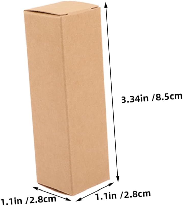 Rectangle Lipstick Lip Gloss Storage Tubes 50 Pack Paper Boxes Essential Oil Wrapping - Image 2