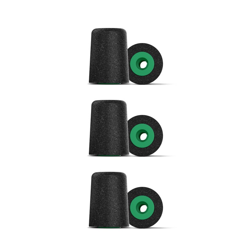 Comply P-Series | Memory Foam Replacement Ear Tips Designed for Etymotic, NuForce, ISOtunes PRO, Q-Jays, & More | Superior Noise Isolation, Ultimate Comfort, Secure Fit | Black, Small (3 Pairs) - Image 1