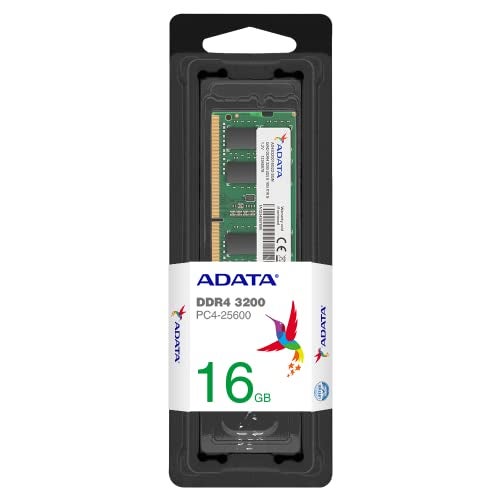 ADATA Premier 16GB (1x16GB) DDR4 3200MHz CL22 PC4-25600 260-Pin SODIMM Memory RAM Single Pack(AD4S320016G22-SGN) - Image 2