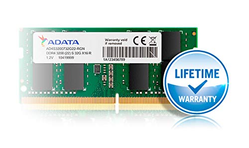 ADATA Premier 16GB (1x16GB) DDR4 3200MHz CL22 PC4-25600 260-Pin SODIMM Memory RAM Single Pack(AD4S320016G22-SGN) - Image 4