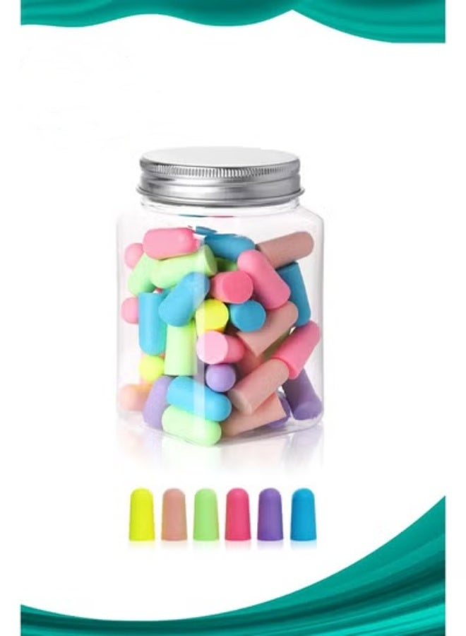60 Pack Ultra-Soft Foam Earplugs for Sleeping  Noise Cancellation,32dB Highest Reduction for Snoring, Studying, Swimming, and Loud Environments - Image 1