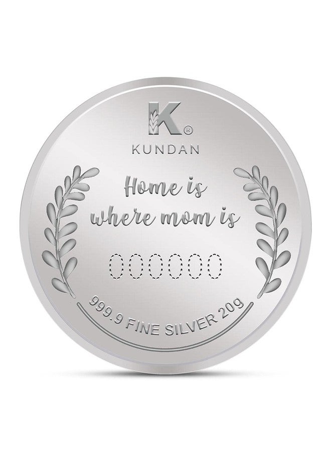 Kundan 20G (999.9) Best Mom Ever Silver Coin - Image 2
