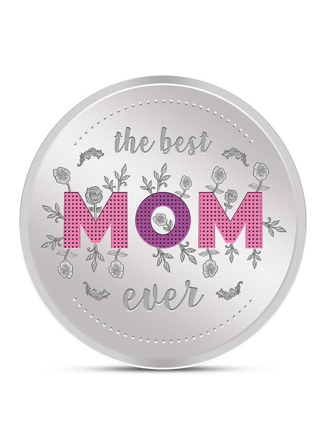 Kundan 20G (999.9) Best Mom Ever Silver Coin - Image 1