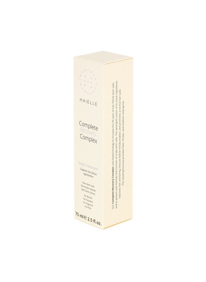 HAIELLE Complete Recovery Complex Healthy Hair Regrowth Treatment For Women And Men Thinning Hair/Hair Loss Treatment Scalp Stimulator Supports Hair Follicle Regeneration 75 Ml / 2.5 Fl. Oz. - Image 3