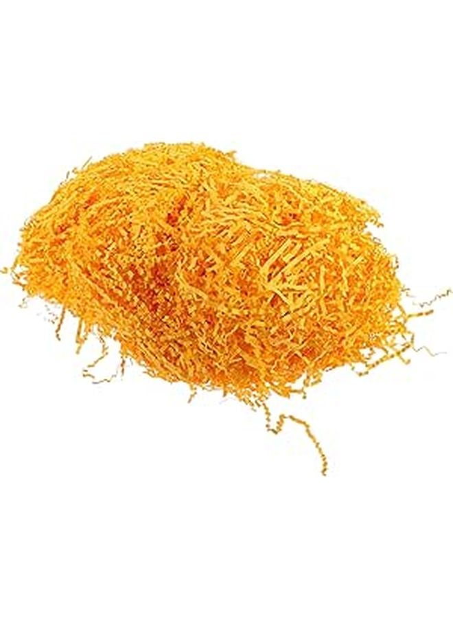 Gold Yellow Crinkle Cut Paper Shred Filler 200g Pack Wavy Shredded Box Stuffing Basket Filler
