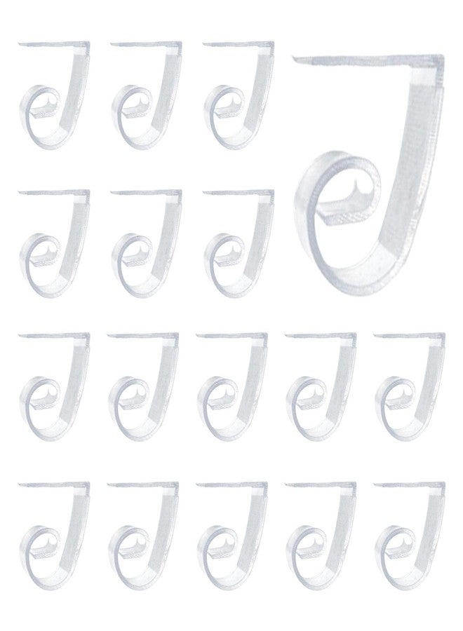 Odowalker 50 Pieces Table Skirt Clips Plastic Tablecloth Clips for Outdoor Party Indoor Outdoor Events 0.8-1.2" - Image 1