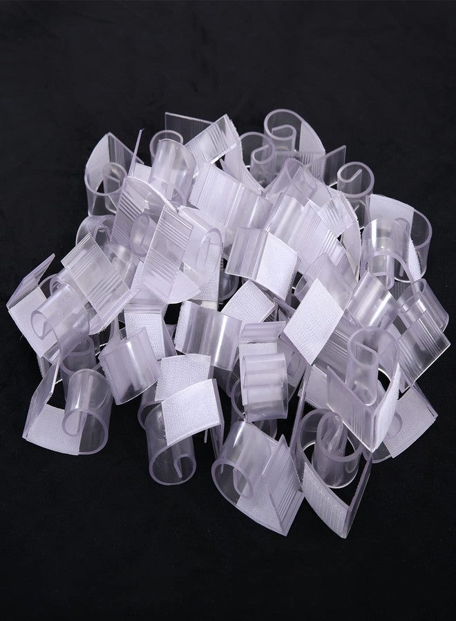 Odowalker 50 Pieces Table Skirt Clips Plastic Tablecloth Clips for Outdoor Party Indoor Outdoor Events 0.8-1.2" - Image 2