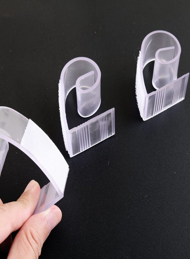 Odowalker 50 Pieces Table Skirt Clips Plastic Tablecloth Clips for Outdoor Party Indoor Outdoor Events 0.8-1.2" - Image 4