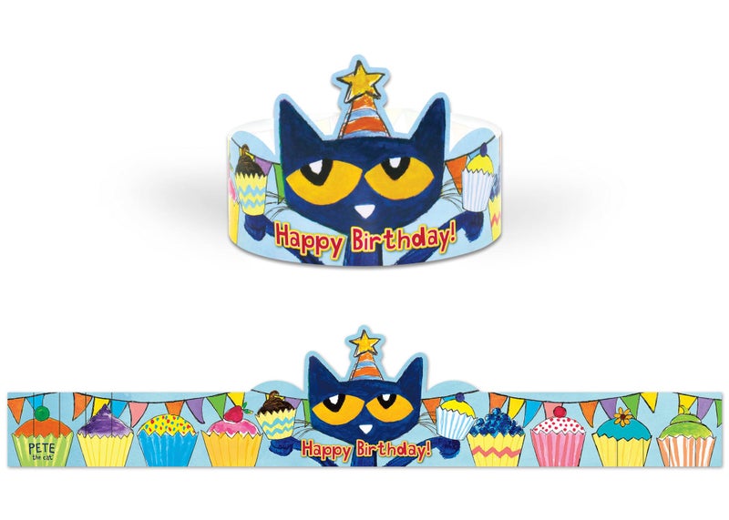 Teacher Created Resources Pete The Cat Happy Birthday Crowns - Image 2