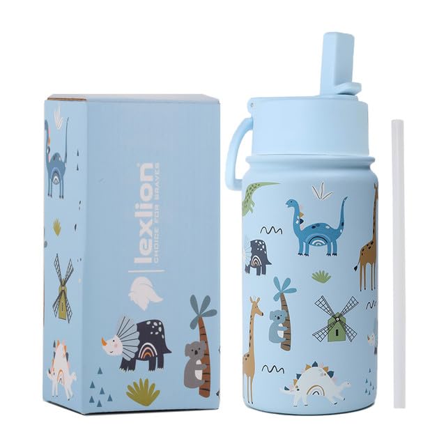 Lexlion 32 Oz Triple Walled Insulated Stainless Steel Fruit Infuser Water Bottle 100 Leakproof 3 Lids Infuser Silicone Sleeve Metal Mug Gallon