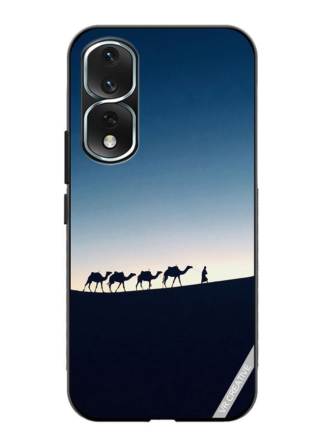 VR CREATIVE Protective Case Cover For Honor 80 Pro Camel Walking Design Multicolour - Image 1