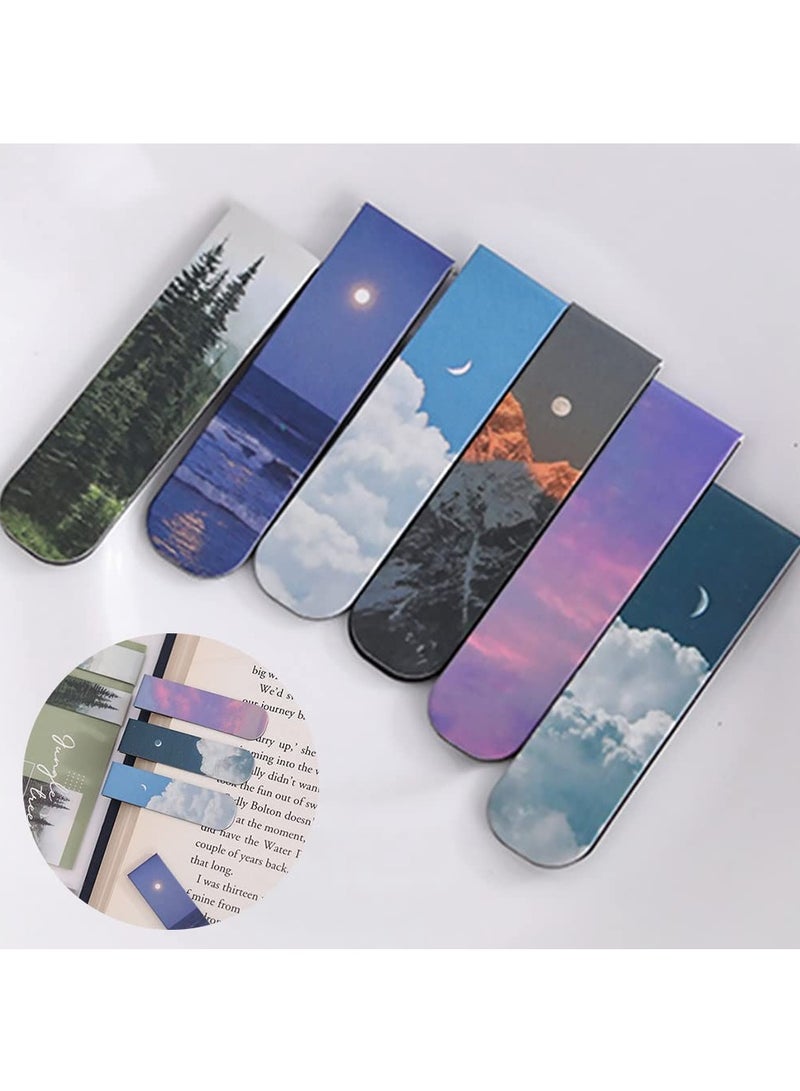 phomemo Magnetic Bookmarks Magnet Page Markers, Magnetic Page Clip for Students Teachers, Fun Book Marks for Reading(12 Pieces)  - Image 1